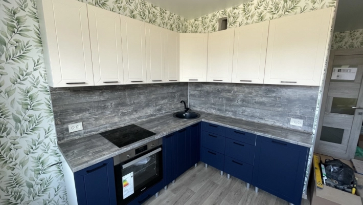 Кухня Вектор в цветах Магнолия и Океания