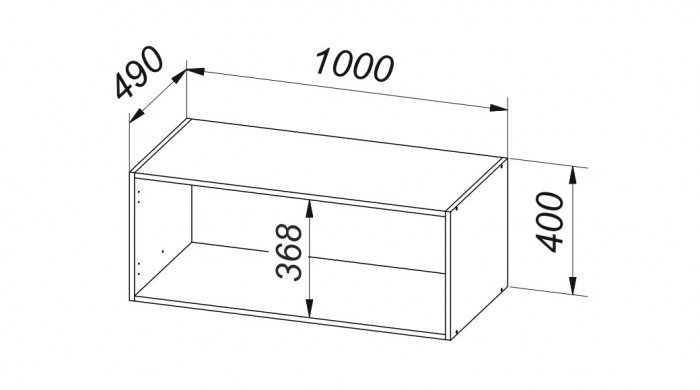 Антресоль 1000 Эккервуд