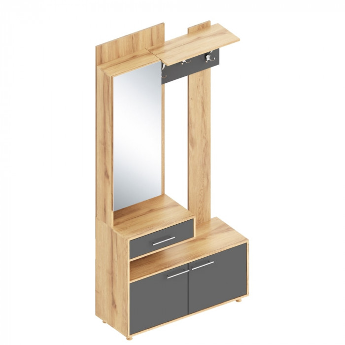 Вешалка с зеркалом Граф