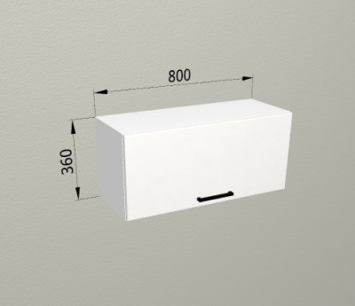 Шкаф навесной 800 горизонтальный Санвут МДФ