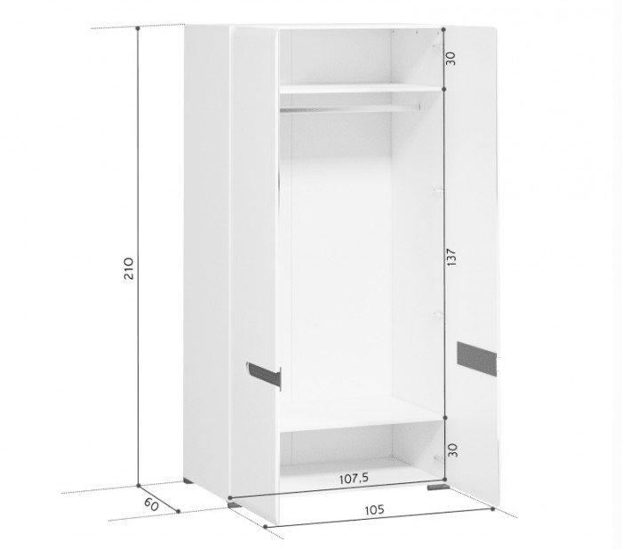 Шкаф SZF2D/21/11 AZTECA