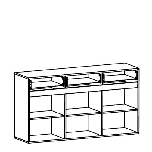 Тумба S205-KOM3D3S/8/15 AZTECA