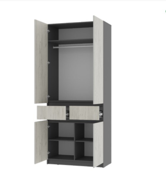 Шкаф 2-х створчатый Багира ШК-03