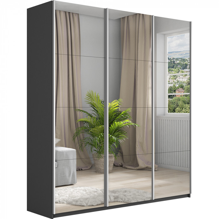 Шкаф купе Прайм 3-х дв. с зеркалами 1800 Е1