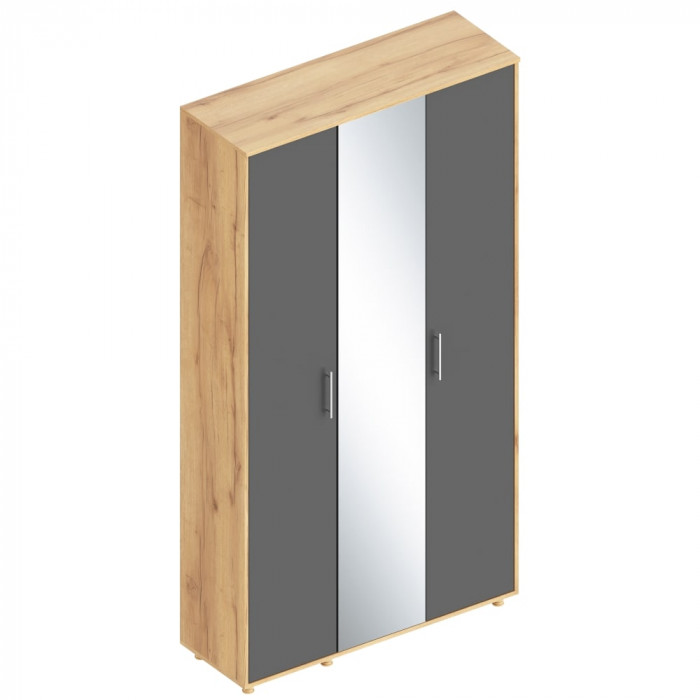 Шкаф 3-х створчатый с зеркалом Граф