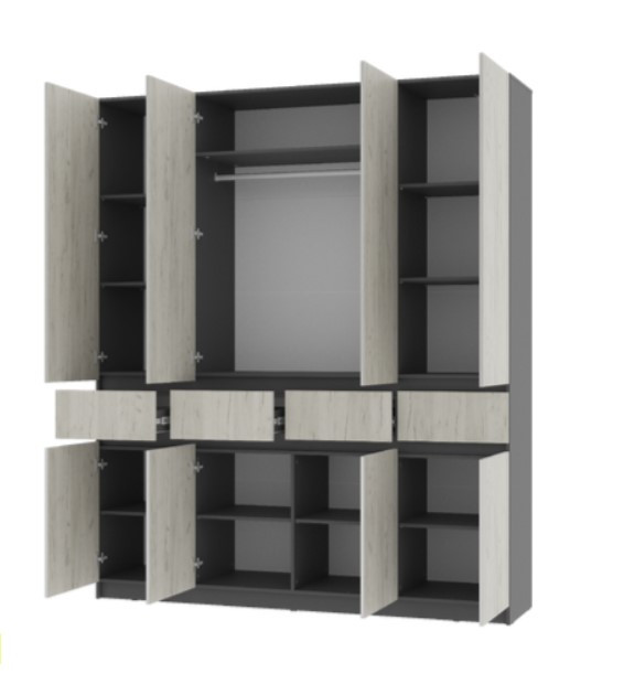 Шкаф 4-х створчатый "Багира" ШК-13