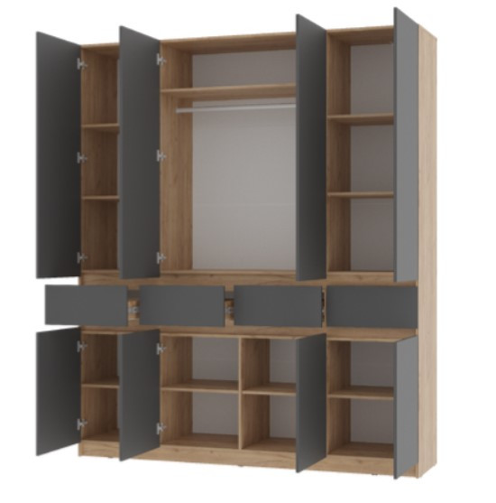 Шкаф 4-х створчатый "Багира" ШК-13