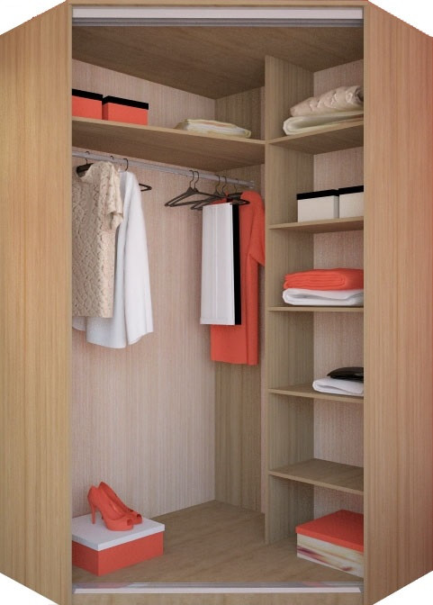 Угловой шкаф-купе Елена с зеркалами