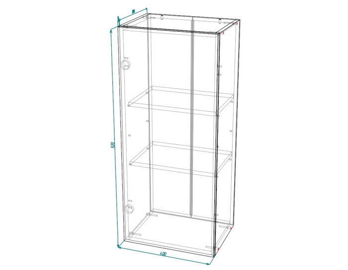 Шкаф верхний ШВ 400/920 Норд Line