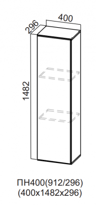Пенал-надстройка 400/912 (296) квадро СВ