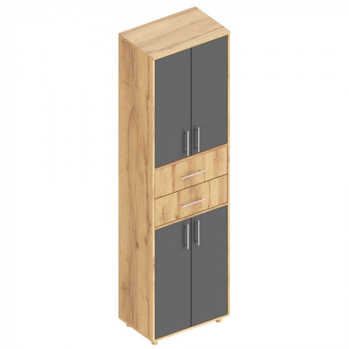 Шкаф с 2 ящиками по центру Граф