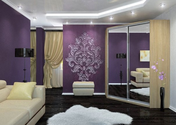 Угловой шкаф-купе Анна с зеркалами