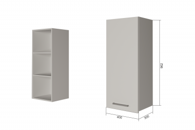 Шкаф навесной 400/950 Санвут МДФ