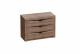 Комод с 3 ящиками Соренто (Дуб бонифаций, Дуб бонифаций/кофе)