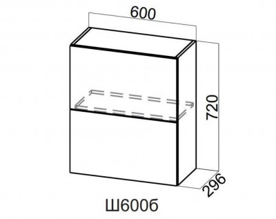 Шкаф навесной 600/720 Top-Stay Квадро СВ