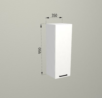 Шкаф навесной 350/950 Санвут МДФ