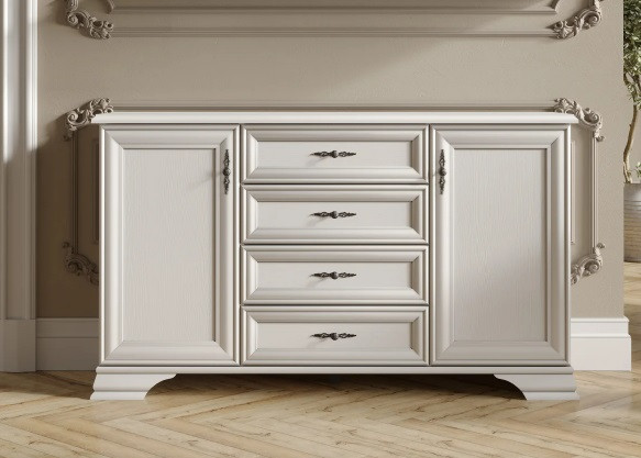 Тумба KENTAKI S320-KOM2D4S c 2 распашными дверьми и 4 выдвижными ящиками