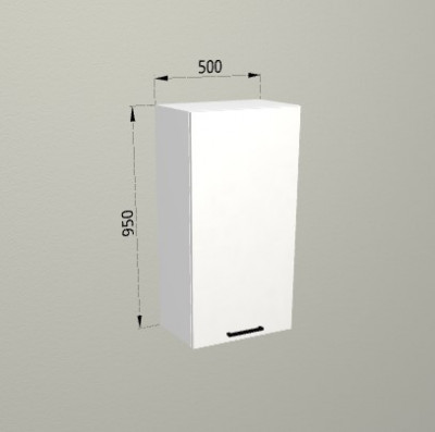 Шкаф навесной 500/950 Санвут МДФ