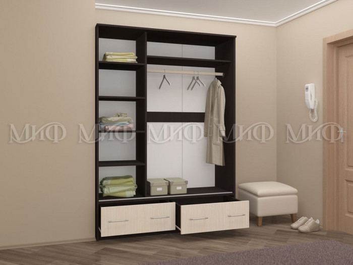 Шкаф купе Модерн №1 с зеркалом Миф