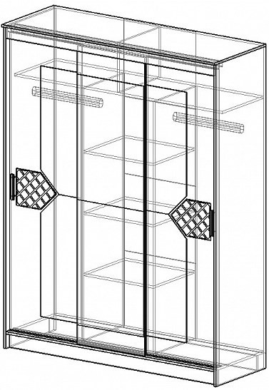 Шкаф купе Николь 3