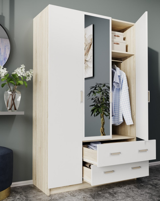 Шкаф распашной 1200 3-х дверный Космос