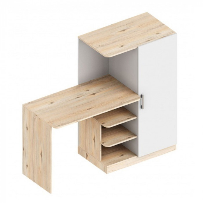 Стол письменный с пеналом Милана (правый)