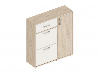 Обувница 3-х створчатая с ящиком Граф