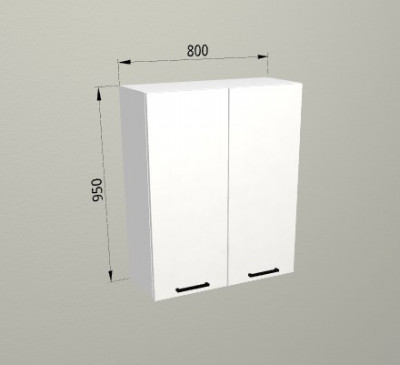 Шкаф навесной 800/950 Санвут МДФ