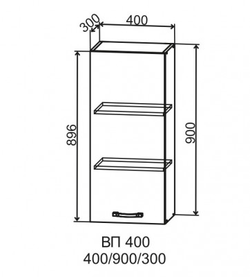 Шкаф верхний 400/900 Фортуна ДСВ