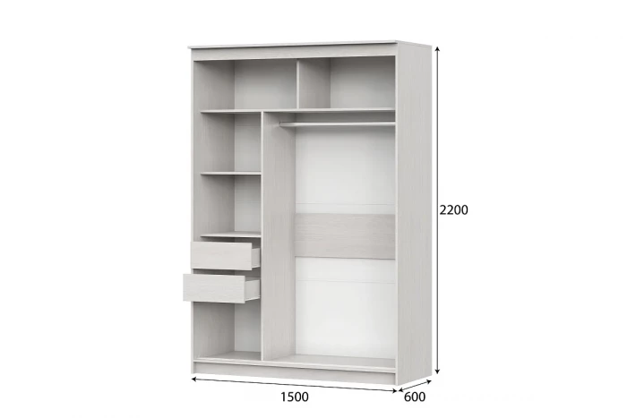 Шкаф-купе №19 Инфинити 1500 (Серия 3)