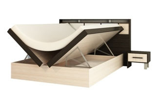 Кровать двуспальная Фудзи с подъемным механизмом (спальное место 2000х1600)