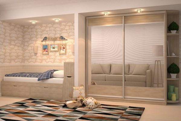 Шкаф купе Юлия 2000