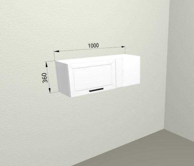 Шкаф горизонтальный левый 1000/360 Авенза