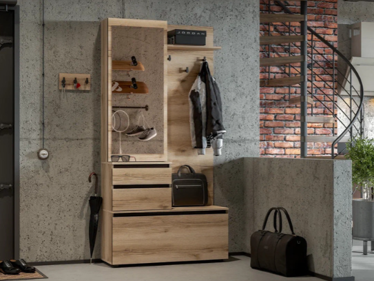 Прихожая с зеркалом Берген