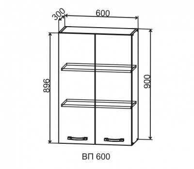 Шкаф верхний 600/900 Фортуна ДСВ