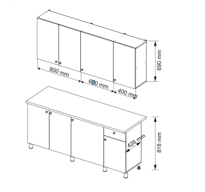 Кухня Point 1,8м