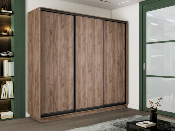 Шкаф купе 3-х дв. ДСП 2100/2400/450 Экспресс 2