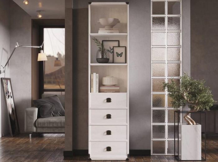 Стеллаж с 4 выдвижными ящиками INDIANA JREG4so/50 