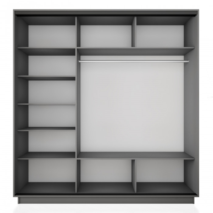 Шкаф купе 3-х дв. ДСП 2100/2400/600 Экспресс 2