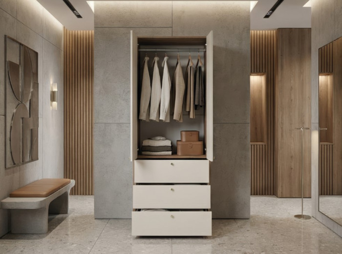 Шкаф двустворчатый с ящиками Орма 800 