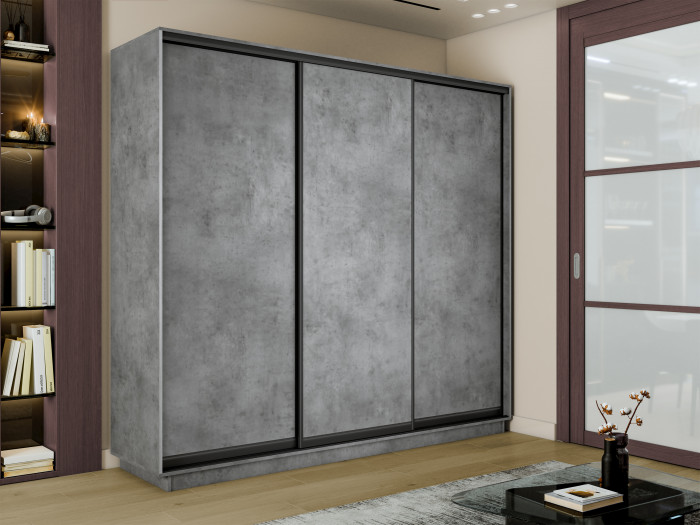 Шкаф купе 3-х дв. ДСП 2400/2200/450 Экспресс 2