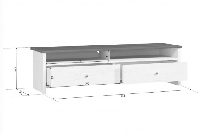 Тумба РТВ RTV2S/160 Порто 