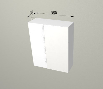 Шкаф навесной 800/950 угловой Санвут МДФ