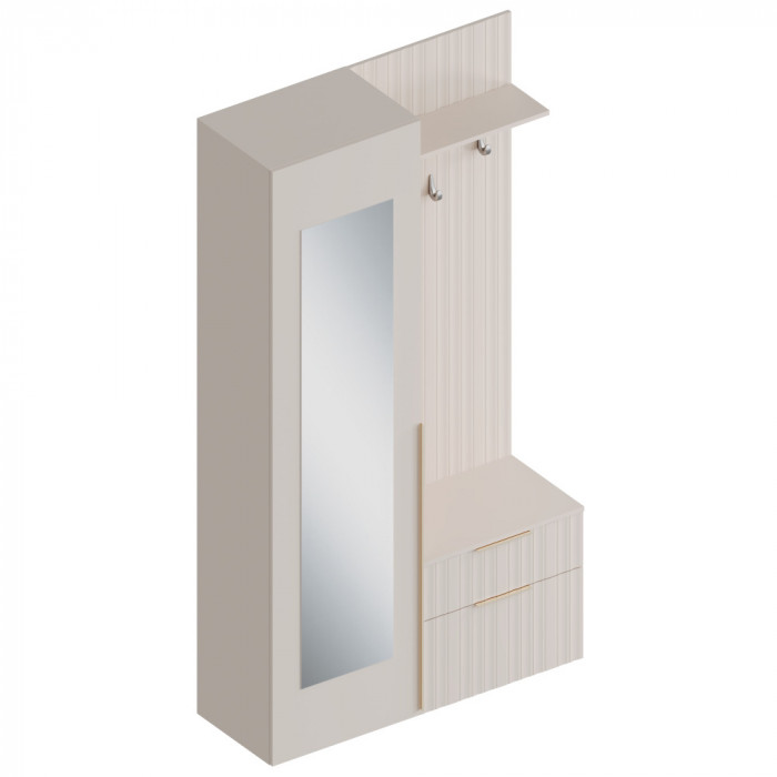 Прихожая с пеналом (левое исполнение) Тефия