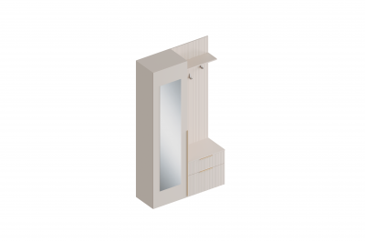 Прихожая с пеналом (левое исполнение) Тефия