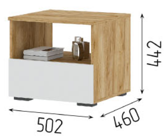 Тумба прикроватная ТБ-01 Хелен