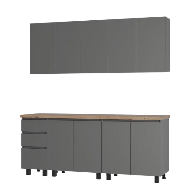 Кухня 2,0 м Честер с цельной столешницей 38 мм