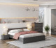 Кровать 1600 Денвер (Серый Графит, Серый графит)