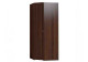 Шкаф угловой 10 ФАСАД стандарт Sherlock (Орех шоколадный)