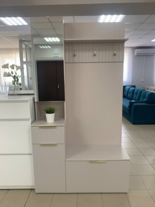 Прихожая с зеркалом (левое исполнение) Тефия